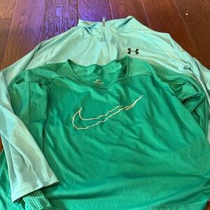 Nike Green Long Sleeve Tee
